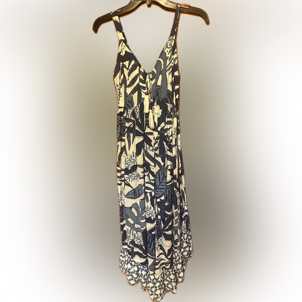 Japna Blue and white Jumpsuit